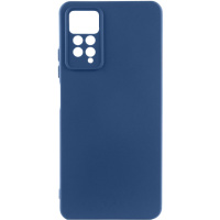 Чехол Silicone Cover Lakshmi Full Camera (A) для Xiaomi Redmi Note 11 Pro 4G/5G / 12 Pro 4G, Синий / Navy Blue - купити в SmartEra.ua