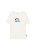 Футболка one piece кремова