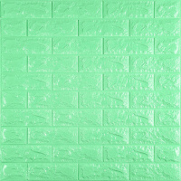 3D панель самоклеюча 700х770х7мм цегла М'ятний (012-7) SW-00000050