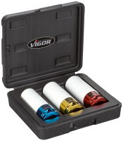 Набор ударных головок 1/2«, 3 ед, VIGOR, V2522