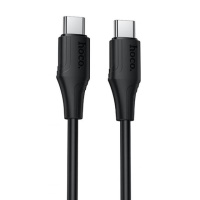 Дата кабель Hoco X124 Bien silicone Type-C to Type-C 60W (1m)