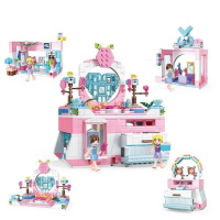 Конструктор 4 в 1 Салон краси на 648 деталей + 2 міні фігурки
