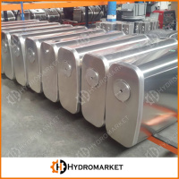 Гідробак алюміній (закабінний) 205 л (низький) (320*650*1100)