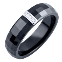 Серебряное кольцо CatalogSilver с керамикой, вес изделия 4,94 гр (1885949) 17.5 размер