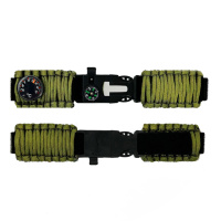 Ремінець Patriot Army Green паракордовий багатофункціональний 25.5 см для годинника