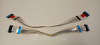 Шлейф LVDS T-con 68pin EAD64666301 EAD64666302 довжина 43см 46.5см ширина 3.8см