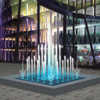 Aquaviva Фонтан музичний танцюючий Aquaviva (2х2 метри) квадратний