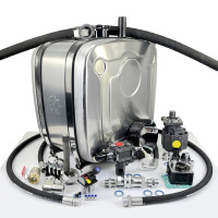 Гідравліка на тягач Iveco (повна комплектація, бічний ал. бак)