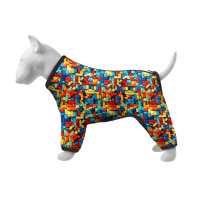 Вітровка для собак WAUDOG Clothes, малюнок «Блоки», XS22, В 30-34 см, С 19-21 см