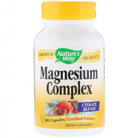 Магний Цитрат, Magnesium Complex, Nature's Way, 100 капсул