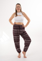 Вільні штани-шаровари Elephant Maroon RAO WEAR унісекс One Size зріст 155-165 см бордовий