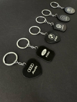 Брелок для авто ключів mettal black (BMW, Audi, Volkswagen, Mercedes-Benz, Porsche, Toyota, Lexus)