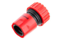 Конектор Intertool з аквостопом 1/2« для шланга 3/4» (GE-1020)