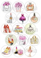 Вафельные картинки на тему: 8 марта