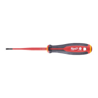 Викрутка з тригранною рукояткою ізольована VDE MILWAUKEE, SL 0,8х4,0х100мм