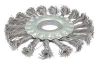 Щетка дисковая Mastertool 115 мм плетеная (19-9011)