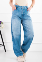 Жіночі сині джинси-palazzo