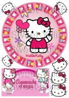 Вафельные картинки на тему: Hello Kitty