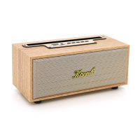 Колонка Kisonli G12A Bluetooth 5.0, 1х8W, 1200mAh, USB/TF/BT/AUX, DC: 5V/1A, Wooden, BOX, Q40