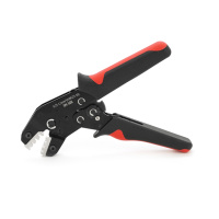 Инструмент обжимной SN-58B для обжимки клемм, 0.25-1.5mm2, Black-red