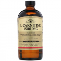 L-Карнитин, L-Carnitine, Solgar, 1500 мг, Лимонный Вкус, 473мл