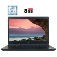 Ультрабук Dell Latitude 5490 / 14« (1920x1080) IPS / Intel Core i5-7300U (2 (4) ядра по 2.6 - 3.5 GHz) / 8 GB DDR4 / 120 GB SSD / Intel HD Graphics