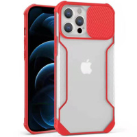 Чохол для iPhone 11 Pro Camshield matte Ease TPU зі шторкою (Червоний) - купити в SmartEra.ua