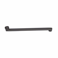 Вилив Qtap (345х31,5х27,5) для змішувача для ванни Vlasta New Gunmetal Black PVD QTVLA345315275GMB49666