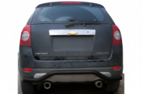 Задняя дуга AK008 Черная (нерж. сталь) для Chevrolet Captiva 2006-2019 гг