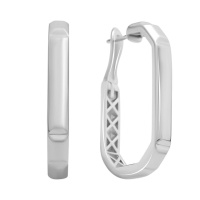 Серебряные серьги CatalogSilver без камней (2175230)