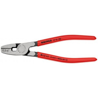 Інструмент для обтиску контактних гільз 0,5-6,0мм.кв., 180мм KNIPEX 97 81 180, фосфатований