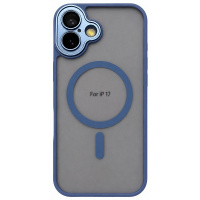Чохол DM Lens Protection with MagSafe для Apple iPhone 17 Light Blue