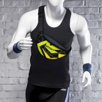 Сумка-бананка Sport чоловіча/жіноча спортивна 32×16 см з розширювачем поясна сумка або сумка через плече (3753)