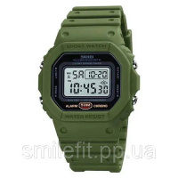 Годинник наручний чоловічий SKMEI 1628AGWT, армійський годинник протиударний, наручний годинник для військових