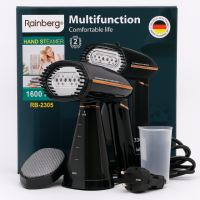 Отпариватель вертикальный для одежды Rainberg RB-2305 1600 Вт Пароочиститель для штор и постельного белья