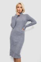 Сукня повсякденна утеплена, колір сірий, 257R115