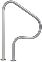 Поручень Flexinox 87164018 для римських сходів FX-04 (800 мм, анкер, AISI-316L)