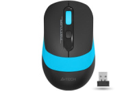 Мышь компьютерная безпроводная A4Tech Fstyler FG10 Black/Blue голубая