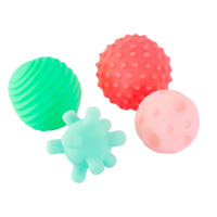 Детский набор игрушек для ванной «Мячики» 9024 в наборе 4 штуки