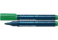 Маркер перманентний (спиртовий) SCHNEIDER MAXX 133 1-4 мм, зелений