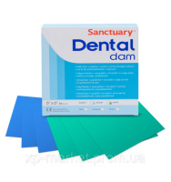 Платки для коффердама Дентал Дам ( Dental Dam ) 127мм х 127мм No2846 Зеленый (мятный), средний