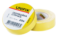 Лента изоляционная Unifix 18 x 0.17 мм x 25 м желтая (ETU-25Y) (5 шт.)