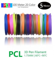 Пластик PCL для 3D ручки (20 кольорів по 5 м)