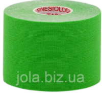 Кинезио тейп в рулоне 5 см × 5 м зеленый эластичный пластырь для спорта и реабилитации