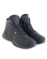 Чоловічі темно-сині кросівки на шнурівці