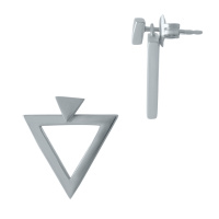 Срібні сережки SilverBreeze без каменів (1977361)