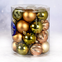 Набор игрушек на елку Stenson 9726-S 19512 6 см 26 шт