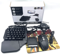 Набор игровой клавиатура мышь и хаб MOBILE GAME Bluetooth для Android IOS 5в1 для телефона