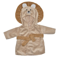 Халатик для куклы «Львенок» M 6049 UA(Brown) для куклы 43-46 см