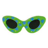 Гумка «Окуляри», зелений